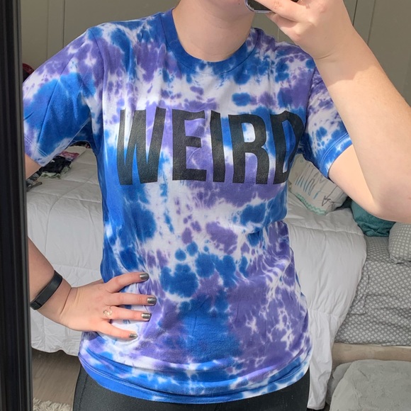 Weird (In Reverse/Flipped) Rad Tie Dye T-Shirt - Picture 3 of 6